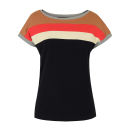 Marc by Marc Jacobs Women's 615 Carrie Colourblock General Jersey Top - Navy