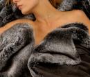 Luxury Faux Fur Suede Lined Throw