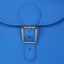 Brit-Stitch Leather Milkman Shoulder Bag - Skydiver