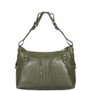 Ted Baker Dara Leather Zips Shoulder Bag - Khaki