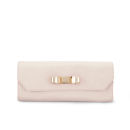 Ted Baker Rasia Bow Grosgrain Clutch Bag - Nude Pink