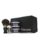 eShave Lavender Starter Kit (PreShave Oil+29ml SC+29ml AS Cream & Brush)