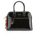 Paul's Boutique Maisy Patent Bowler Bag - Black