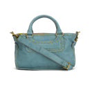 Liebeskind Women's Rena Vintage Stud Bowler Bag - Petrol