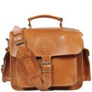 Grafea Leather Camera Bag - Caramel