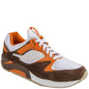 Saucony Men's Grid 9000 'White River' Trainers - White/Brown/Orange