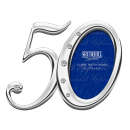 Silver Diamond Birthday Frame - 50th