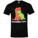 Goodie Two Sleeves Men's Forbidden Love Graphic T-Shirt - Black