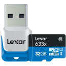 Lexar 32GB Class 10 High Speed Micro SDHC Memory Card with USB 3.0 Card Reader