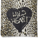 Codello Wild Heart Patch Long Scarf - Off-white