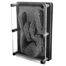 Executive Desktop Gadget Pin Art - Black/Silver