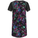 Neon Rose Women's Floral Cocoon Shift Dress - Multi