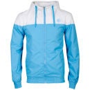 Carter Men's Fleece Lined Nylon Jacket - White/Electric Blue