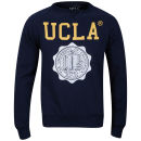 UCLA Men's Lauther Print Crew Neck Sweatshirt - Peacoat