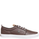 Lyle & Scott Men's Fleet Leather Pumps - Dark Brown