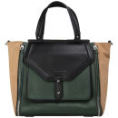 Rebecca Minkoff New Era Classics Sunny Leather Tote - Hunter/Tawny/Black