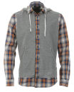 Fullcircle Men's Sap 2 in 1 Shirt Sweat Top - Grey