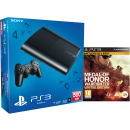 PS3: New Sony PlayStation 3 Slim Console (500 GB) - Black - Includes Medal of Honor: Warfighter