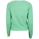 Tokyo Laundry Women's Long Sleeve Cropped Sweatshirt - Washed Green