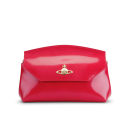 Vivienne Westwood Women's Monaco Shine Curve Top Leather Cross Body Bag - Coral