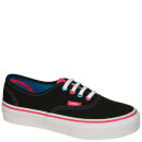 Vans Kids' Authentic Pop Eyelets Trainers - Black/Blue Jewel
