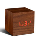 Click Clock Wecker Würfel - Walnuss
