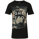 nANA jUDY Men's Ghetto Printed T-Shirt - Black Shadow