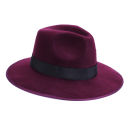 Impulse Women's Fedora Hat - Burgundy