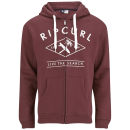 Rip Curl Men's Surf Palm Loge Full Zipp Hoody - Burnt Russet