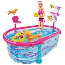 Barbie puppy swim school best sale