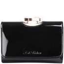 Ted Baker Tyro Bow Crystal Top Leather Purse - Black