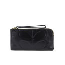 Orla Kiely Flat Zip Wallet Purse - Black