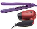 Corioliss Professional Purple Haze Iron with free Red Travel Dryer
