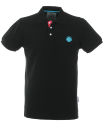 Humor Men's Polio Polo Shirt - Black