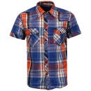 Jack & Jones Men's Milow Checked Short Sleeve Shirt - Colour 1