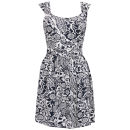 Sugarhill Boutique Women's Minxie Tribal Art Dress - Off White/Navy