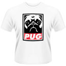 Pug Men's T-Shirt - Obey Pug - White