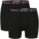 Ben Sherman Men's 2-Pack Boxer Shorts - Black