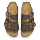 Birkenstock Women's Arizona Slim Fit Double Strap Sandals - Dark Brown