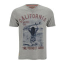Tokyo Laundry Men's Afu T-Shirt - Light Grey Marl
