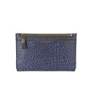 Liebeskind Women's Velika Bubble Leather Zip Top Clutch Bag - Navy