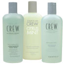 American Crew Citrus Mint Trio (Shampoo 1L, Conditioner 1L & Body Wash 450ml)
