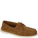 Sperry Men's AO-2-Eye Suede Shoe - Noce/Risk Red