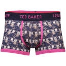 Ted Baker Owlee Owl Print Moulded Boxer - Navy