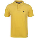 Soul Cal Men's Chemical Pique Polo - Yellow