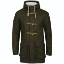 Tokyo Laundry Men's Arland Melton Hooded Jacket - Forest Green