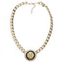Impulse Women's Circle Chain Necklace - Gold
