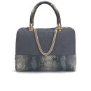 Liu Jo Women's Febe Python Tote Bag - Antracite
