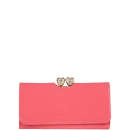 Ted Baker Enamel Heart Large Purse - Bright Pink