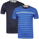 Slazenger Men's 2 Pack T-Shirts - Navy/Blue
